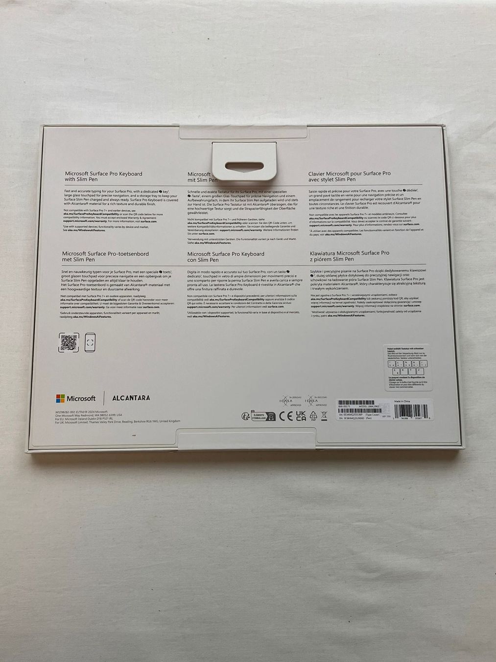 Microsoft Tastiere: Microsoft Surface Pro 13-Zoll Keyboard mit Slim Pen inkl Gar – Nuovo e nell'imballaggio originale da Zürich venduto da Miscellaneous_ 1