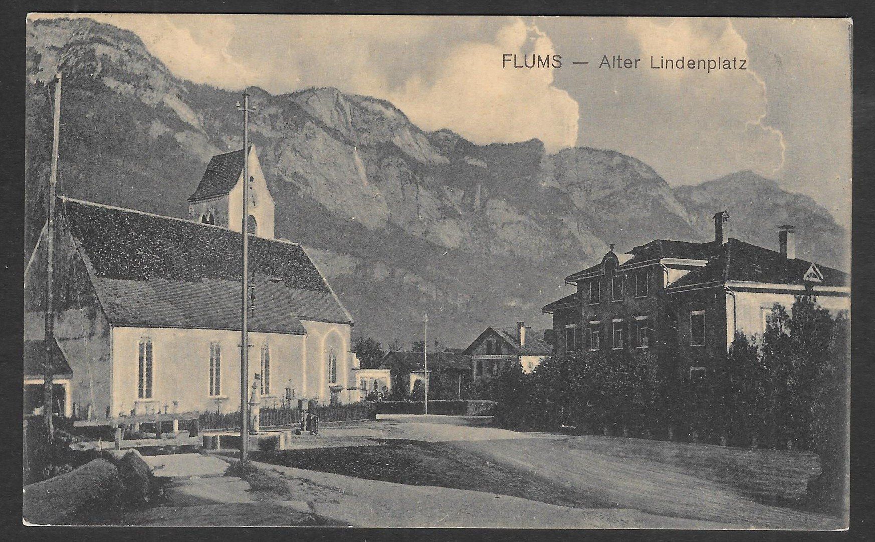 Cartoline postali: Flums Alter Lindenplatz – Usato da Olten venduto da clotaldi