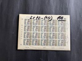 Europa Färöer 1990 4xBogen⦿ und **(R702)