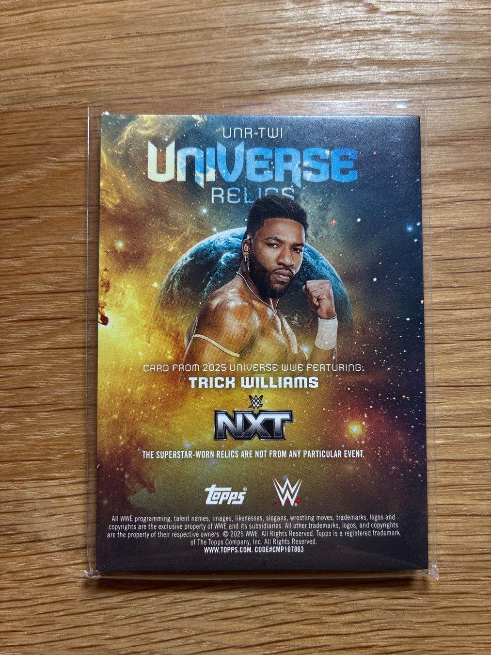 Topps Carte collezionabili: Topps Universe WWE Trick Williams Patch /299 – Usato da Wangenried venduto da Garagara 1