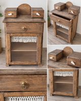 Petit meuble d’appoint vintage en bois