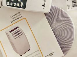 Klimagerät mit Garantie bis 19.06.29, neues Fensterkit