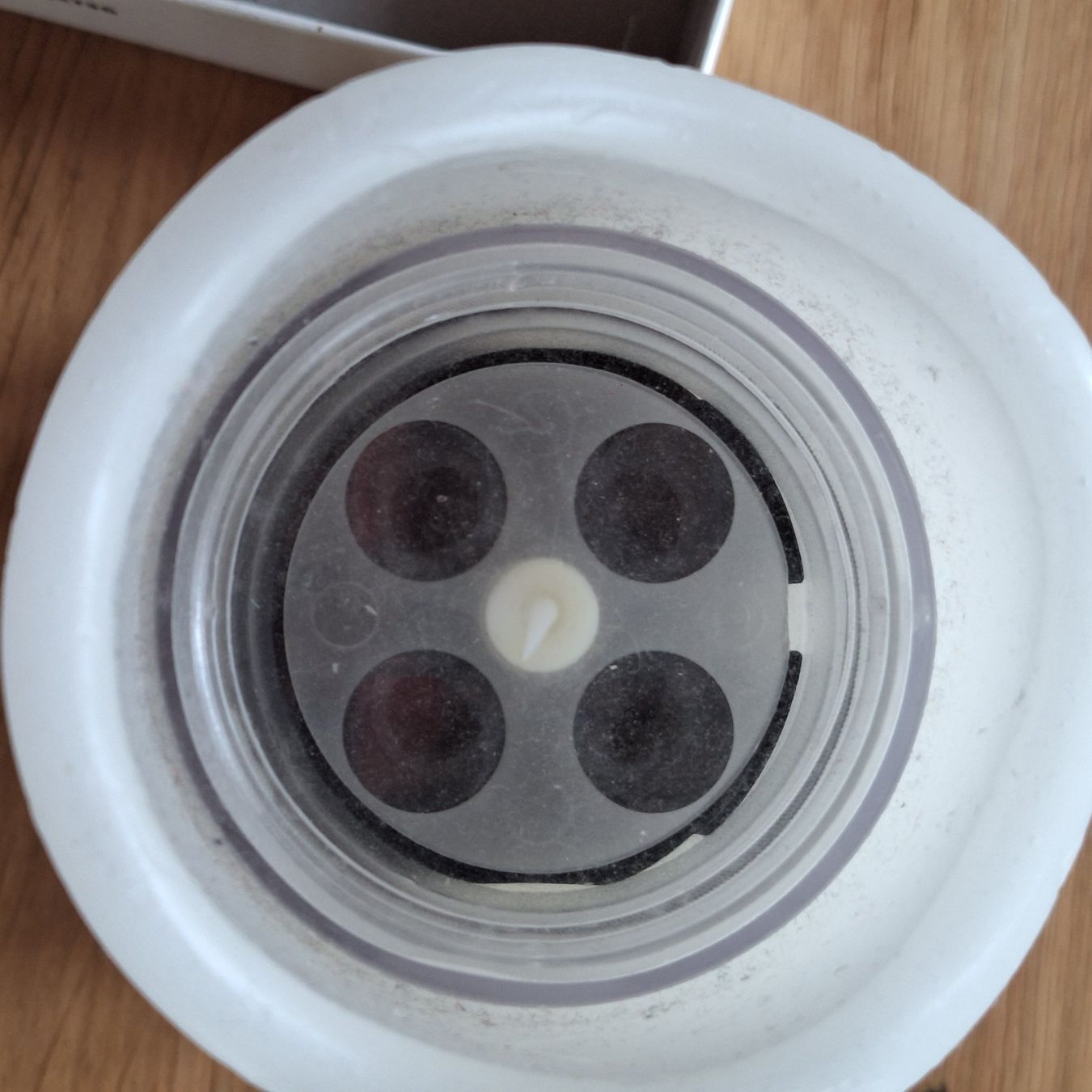 Lampes: Echtwachs Lampe mit wechselndem Lichteffekt – D'occasion à Hettenschwil par Schneuggi2 2
