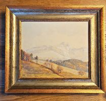Gemälde, Herbstlandschaft, gerahmt, signiert von Hans Zeller