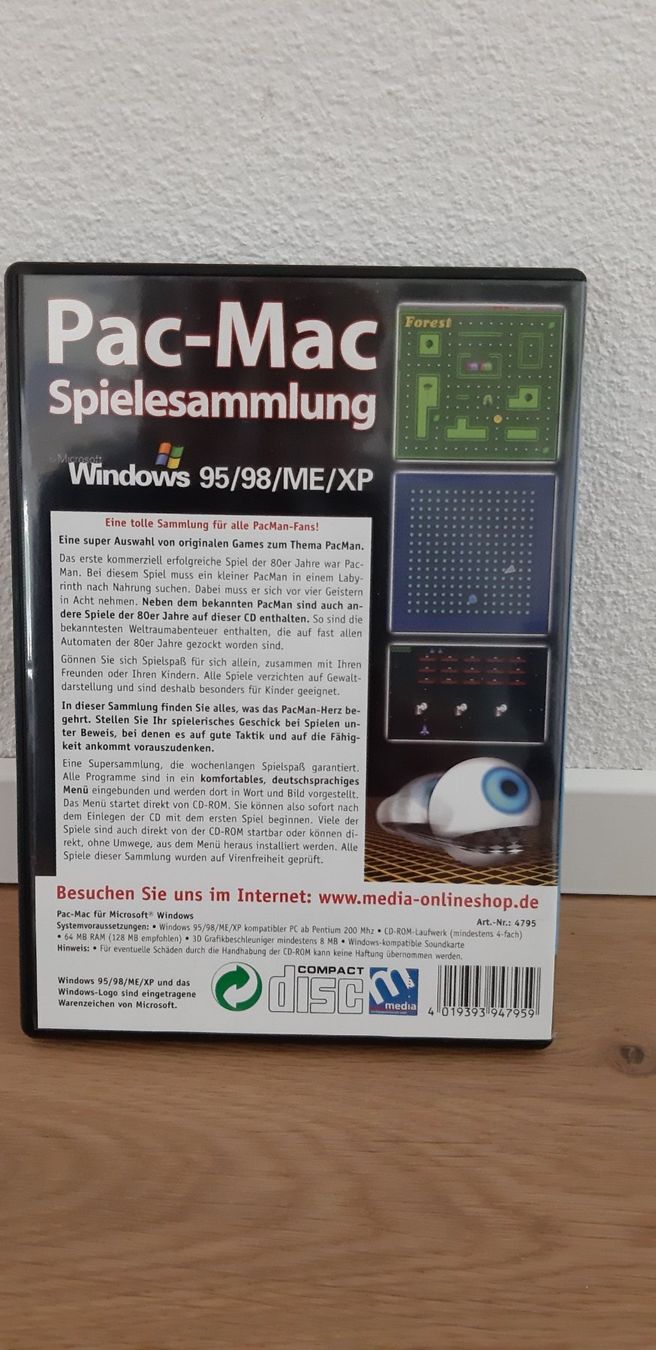 Giochi: Pac-Mac PC Spiel, Jahr 2003 – Usato da Winterthur venduto da meci02 1