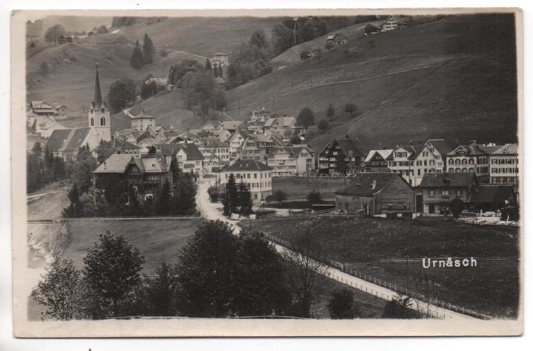 Cartoline postali: URNÄSCH Post & Telegraph – Usato da Jona venduto da philajona