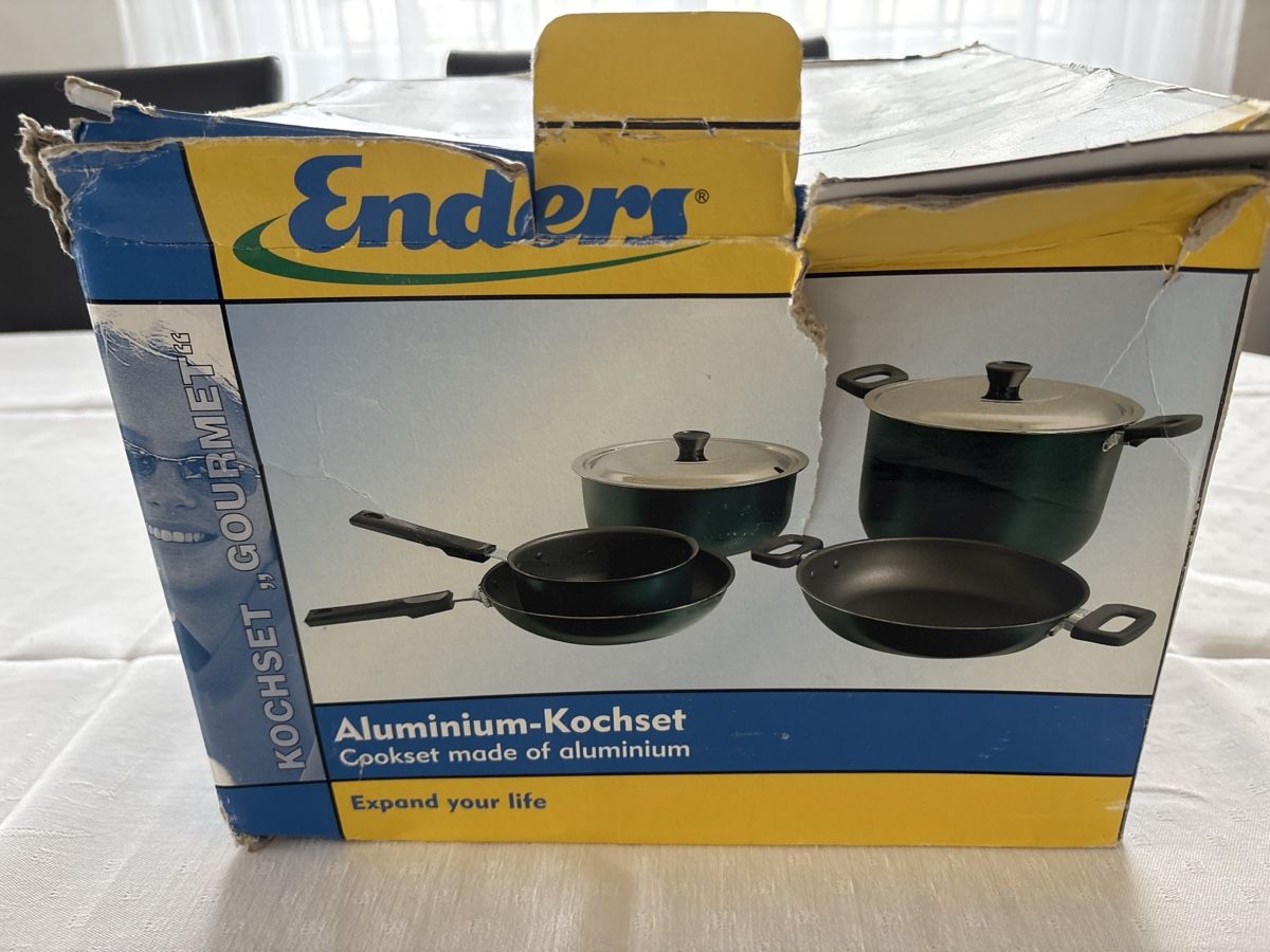 Padelle: Enders Aluminium-Kochset 10-teilig – Usato da Unterengstringen venduto da hab_dyp5 1