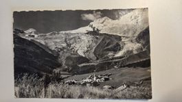 1946 Ansichtskarte Saas-Fee mit Stempel Postreisende