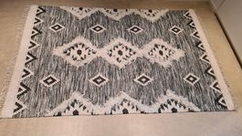 Wollteppich Boho Style Kurzflor Grösse 120x180
