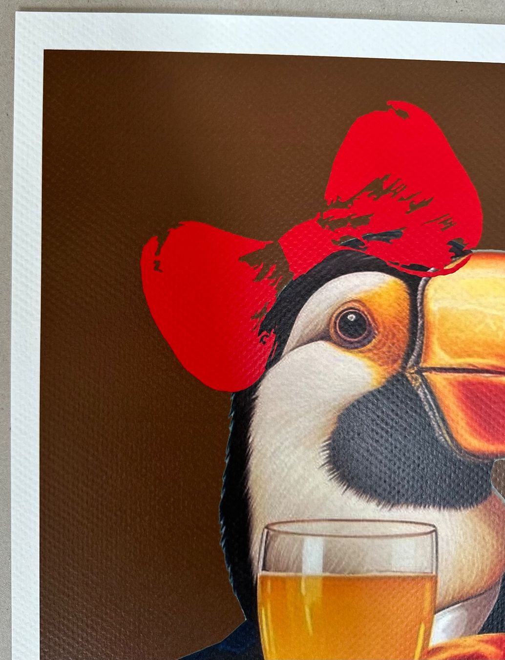 Grafica & Litografie: Death: Durstiger Tukan, POP Art, signiert 25/100 – Nuovo (secondo la descrizione) da Meilen venduto da Smgdesign 3
