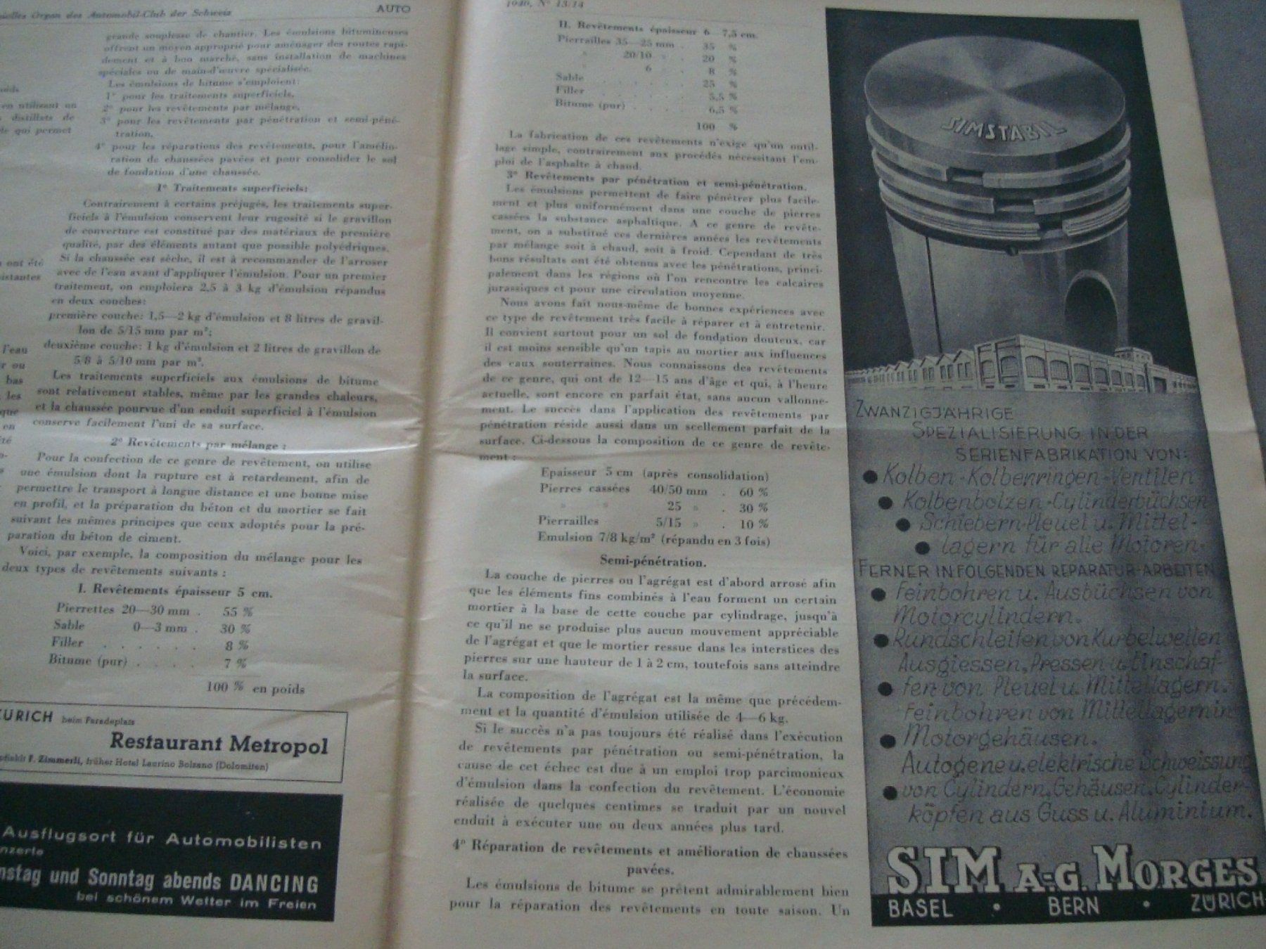 Zeitschriften & Magazine: Zeitung - Auto - ACS - 1940 - Heft Nr. 13/14 – Gebraucht aus Neuenegg von flohcante 3