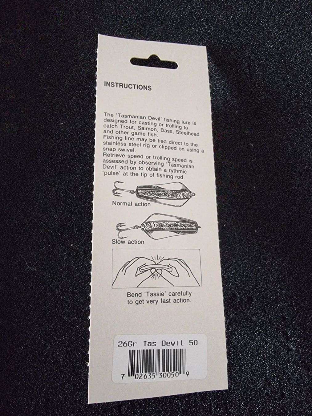 Esche: Angelköder Big Tasmanian Devil 75mm 26g Inline Löffel – Nuovo e nell'imballaggio originale da Abtwil SG venduto da Fischerei_Artikel 1