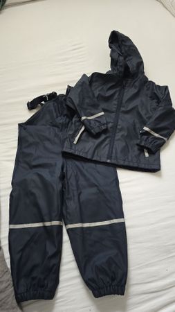 Lupilu Regenbekleidung Set Gr. 98/104, gefüttert - Top