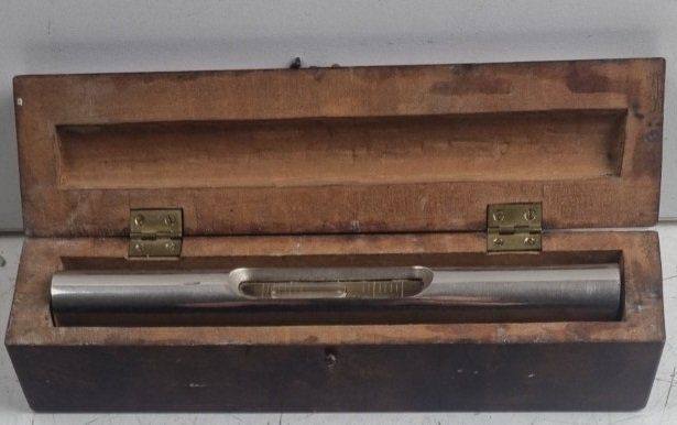 Bilance e pesi: Antike Wasserwaage, Messing in Etui 1919 – Usato da Flums venduto da Flumsantik