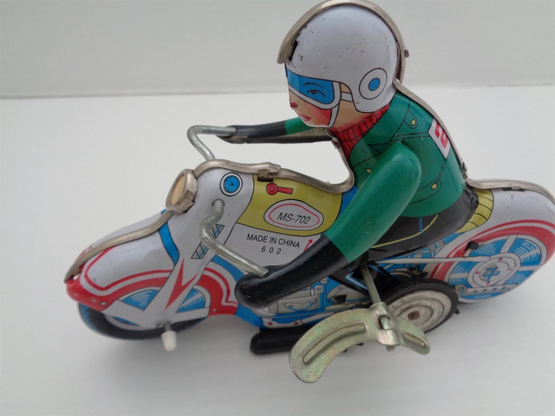 Giocattoli: Altes Blechspielzeug Motorrad MS-702 – Usato da Chur venduto da omonia 1