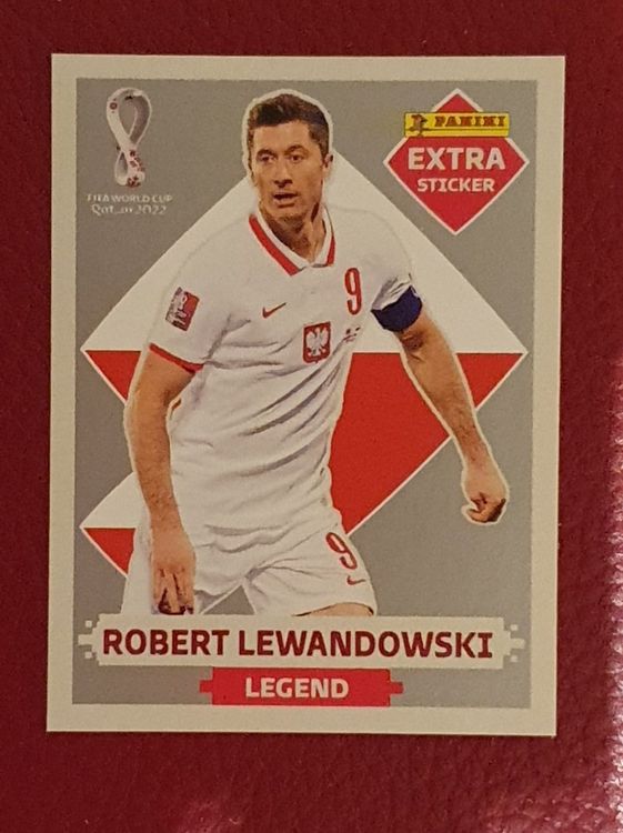 Panini Qatar 2022 Robert Lewandowski EXTRA STICKER Legend | Kaufen auf ...