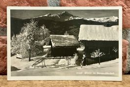 1924 - Winter im Berner Oberland - Winterlandschaft & Hütten