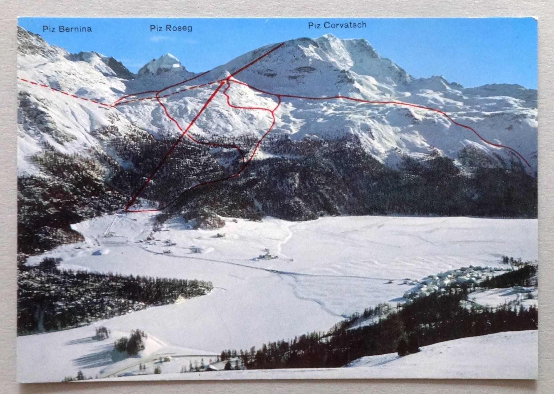 Cartes postales: Silvaplana und Surlej 1816 m ü.M. – D'occasion à Fétigny par Billy2miny