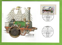 1986 - 150 Jahre Deutsche Eisenbahn Name der Eisenbahn ADLER