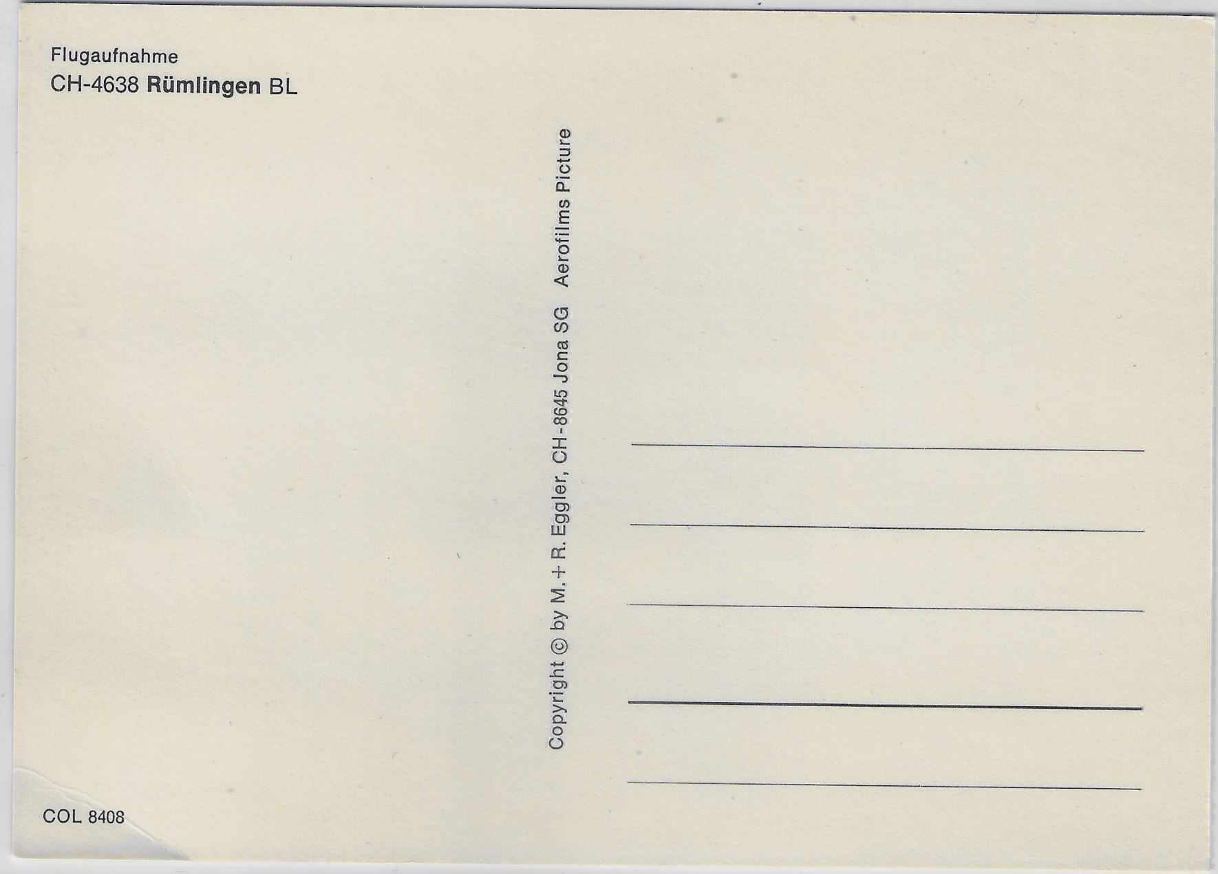 Cartoline postali: Flugaufnahme Rümlingen BL – Antico da Ettingen venduto da Kartenplanet 1