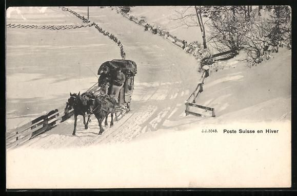Cartes postales: Poste Suisse em Hiver, Schweizer Post, P – D'occasion à Berlin par bartko-reher