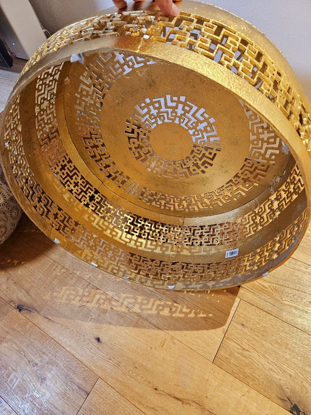 Kare Tavoli: KARE Design Coffee Table Cleopatra Ornament, goldig – Usato da Matzingen venduto da seme_products 3