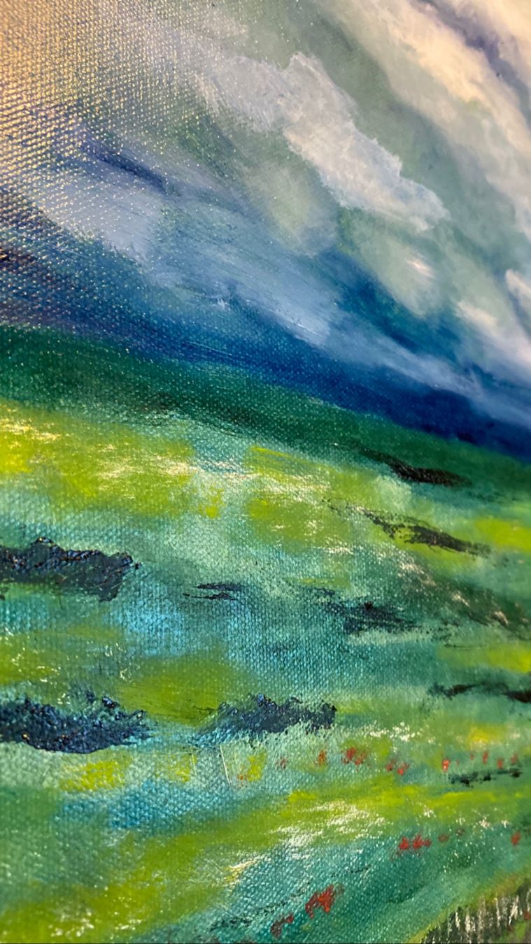 Dipinti: Paradise/Bild Oil Leinwand Kunst Doks – Nuovo e nell'imballaggio originale da Beromünster venduto da dok_b8mf 2