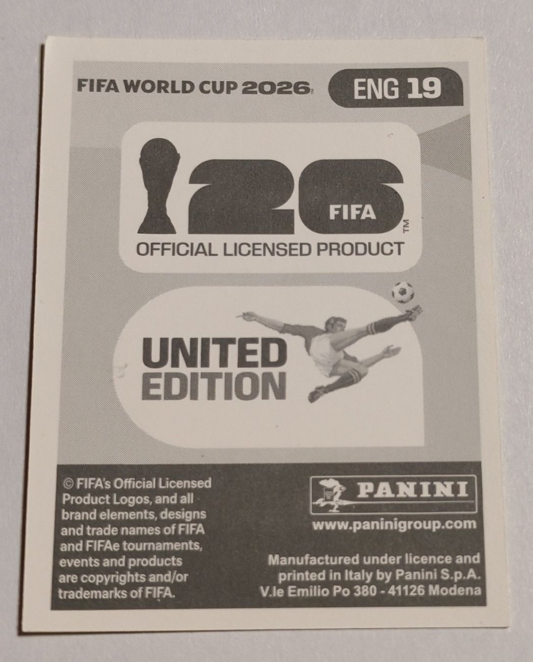 Panini Cartes à collectionner: Marcus Rashford - ENG 19 – Neuf (Voir description) à Rietheim par Squaley 1