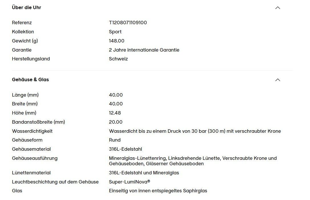 Powermatic Uhren: Tissot Seastar 1000 Powermatic 80 – Neu (gemäss Beschreibung) aus Barberêche von rafaman66 4
