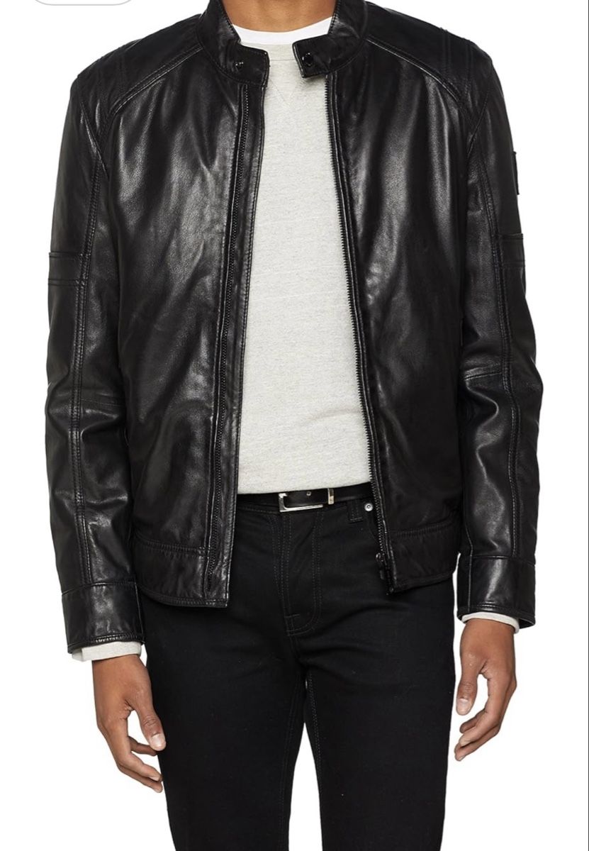Strellson Jacken: Strellson Lederjacke Gr. 52 – Neu (gemäss Beschreibung) aus Hittnau von ste_jx5p