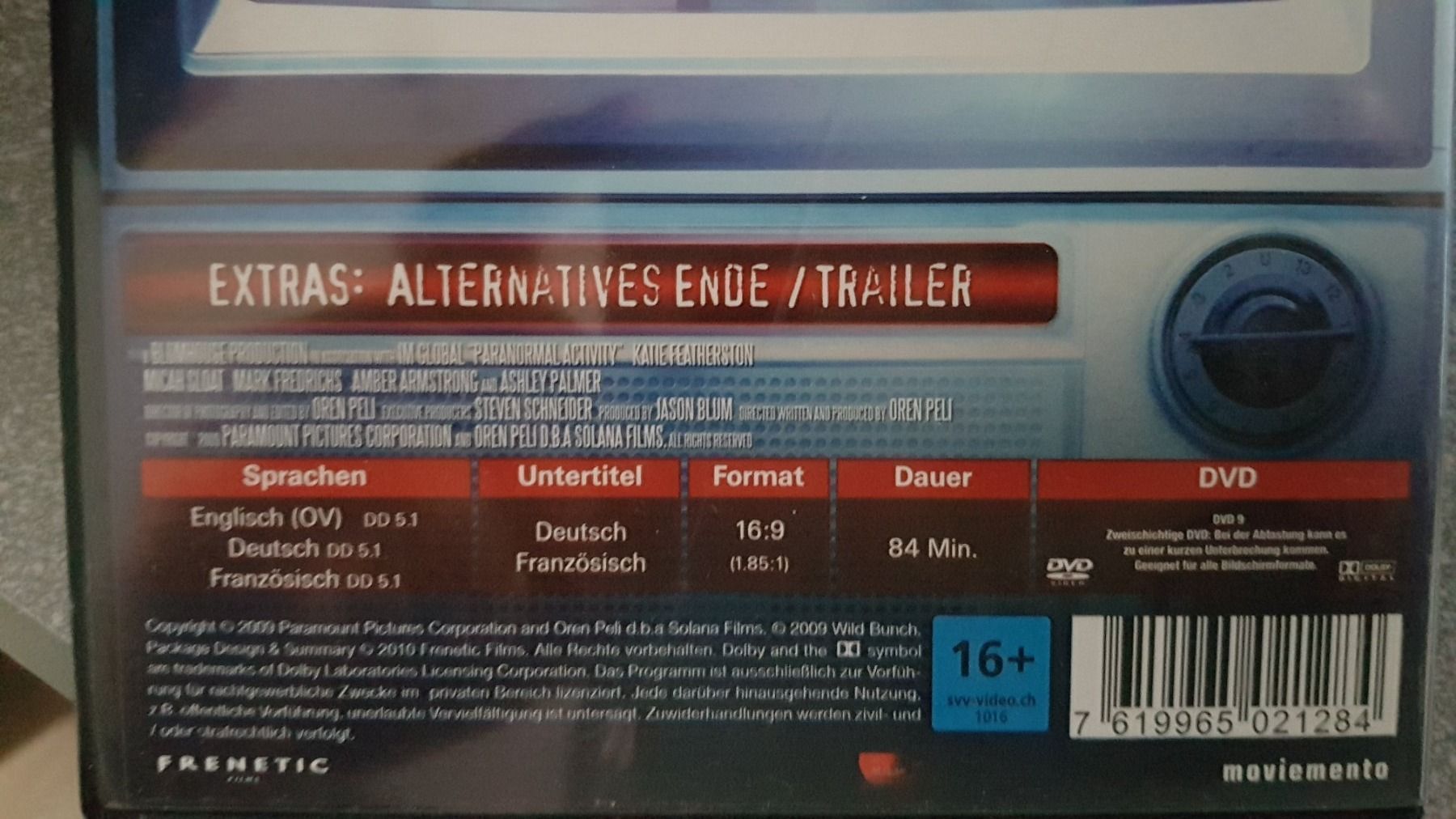 Tutti i DVDs: DVD Paranormal Activity – Usato da Oetwil am See venduto da fineli2 1