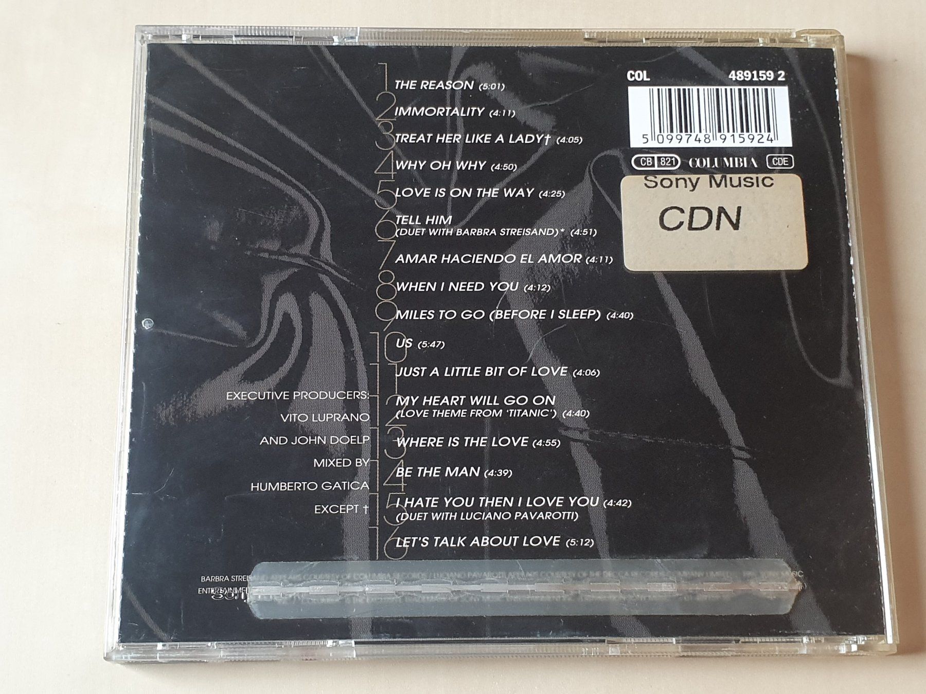 CD: Celine Dion Lets talk about Love – Usato da Stansstad venduto da collectorsshop 1
