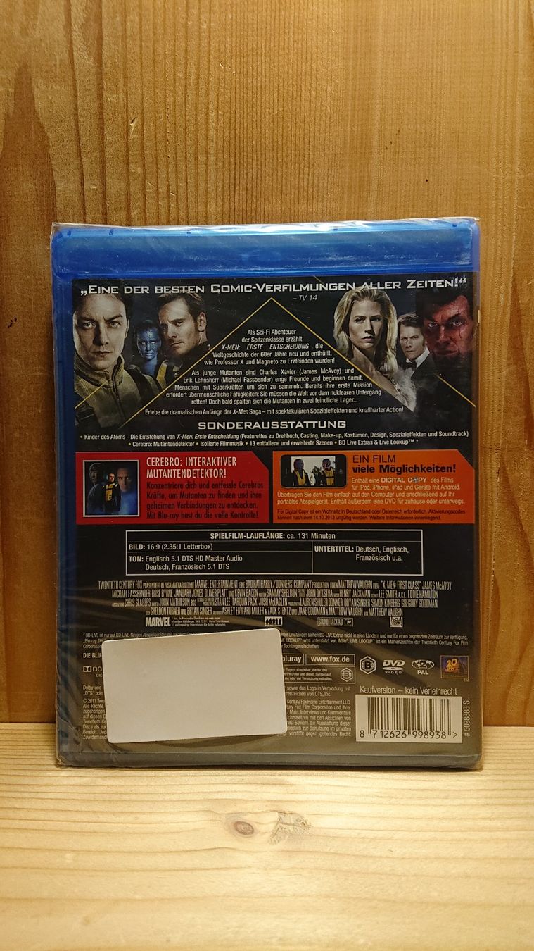 Alle DVDs: X-MEN Erste Entscheidung Blu-Ray – Gebraucht aus Wilderswil von Exebub 1