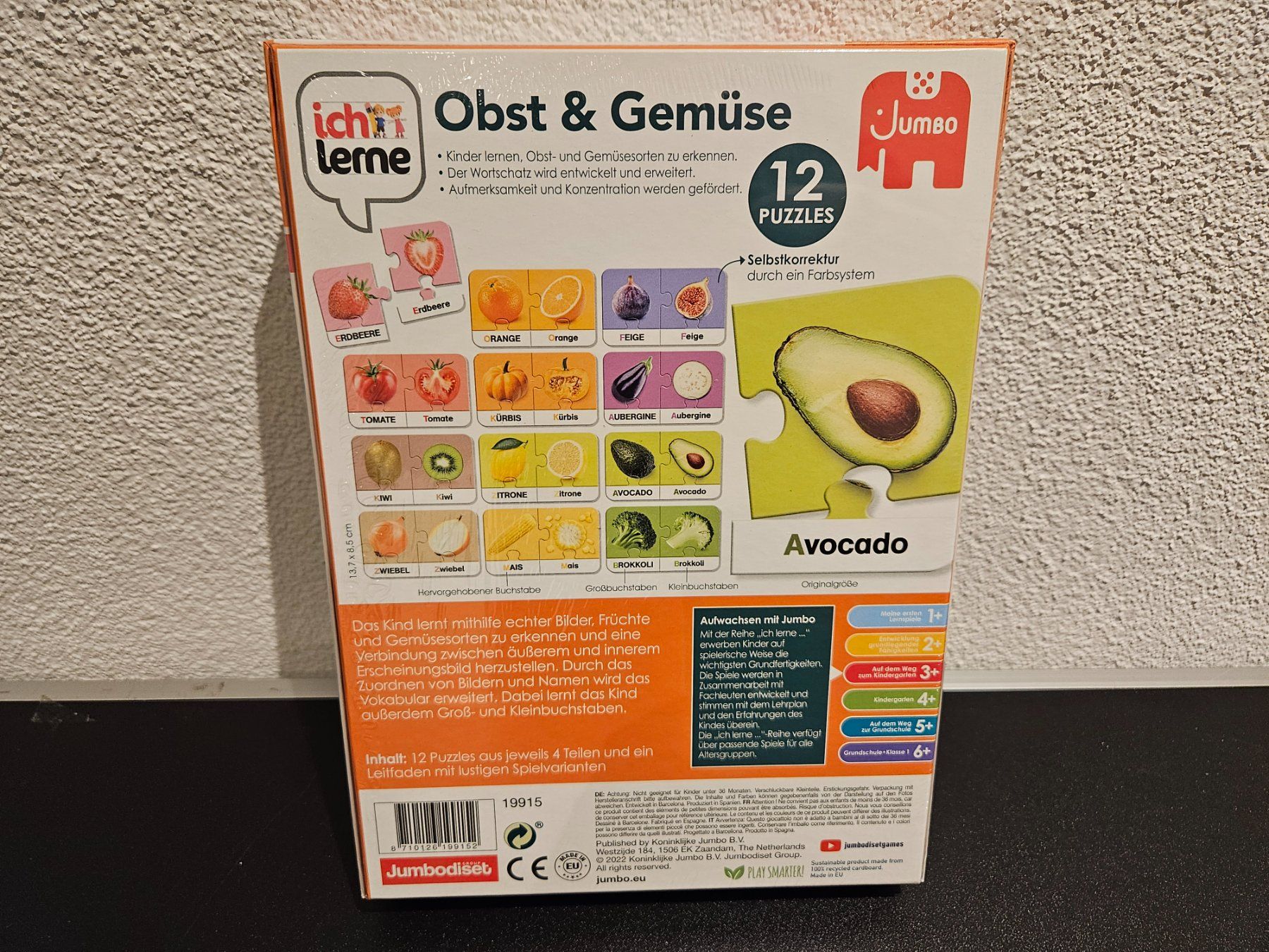 Giochi: Neu - Jumbo - ich lerne - Obst & Gemüse – Nuovo e nell'imballaggio originale da Dagmersellen venduto da Jarsetz_Restposten 1