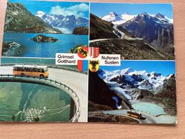 AK Vier-Pässe-Fahrt, Grimsel, Nufenen, Gotthard, Susten