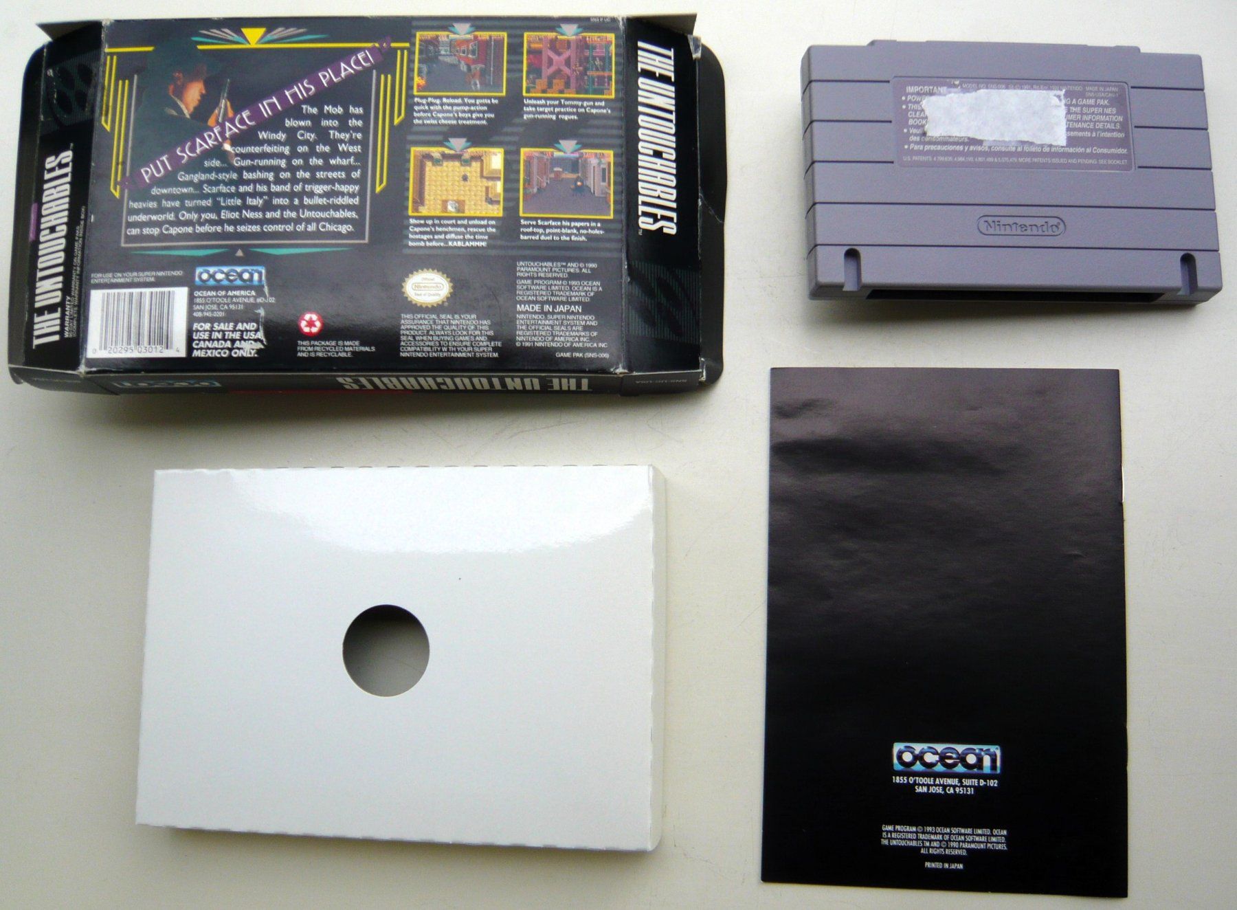 Nintendo Giochi: SNES:  Untouchables – Usato da Onex venduto da Jaguar1986 2