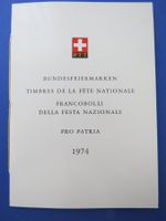 PTT-Böglein Pro Patria 1974  Ersttag BERN