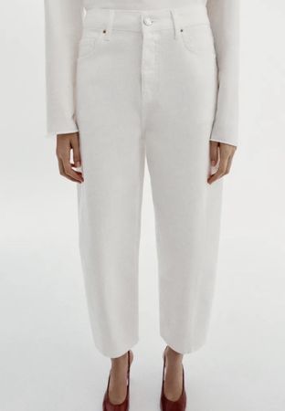 Zara Barrel Hose Weiss