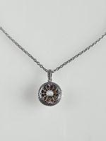 Silber Kette mit aufklappbarem Anhänger