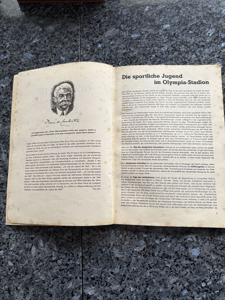 Album: Olympia Erinnerungsalbum 1936 – Usato da Jegenstorf venduto da reisen07 2