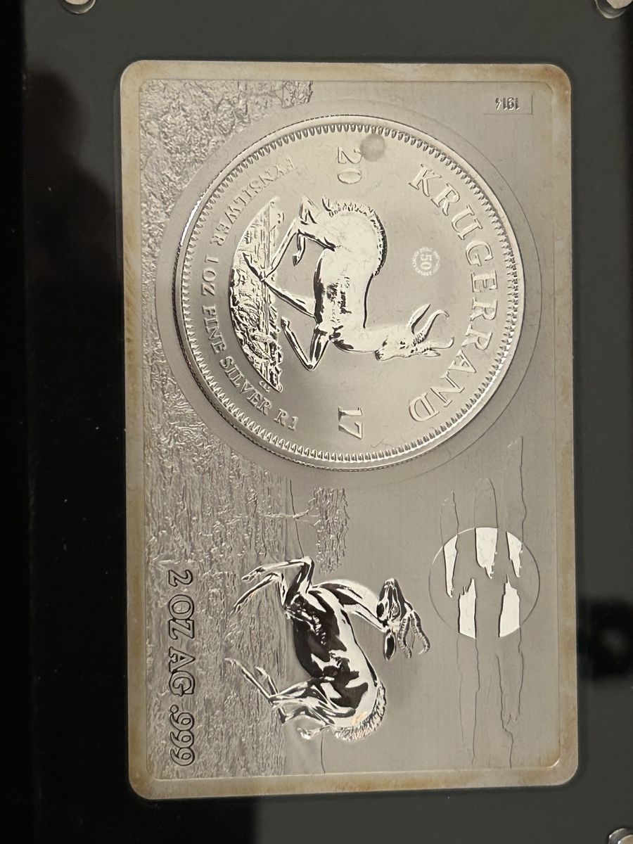 Metalli preziosi: Krügerrand Silber Barren/Unzen – Usato da St. Gallen venduto da Tenkmaster
