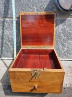Alt storage box holz nussbaum 1900