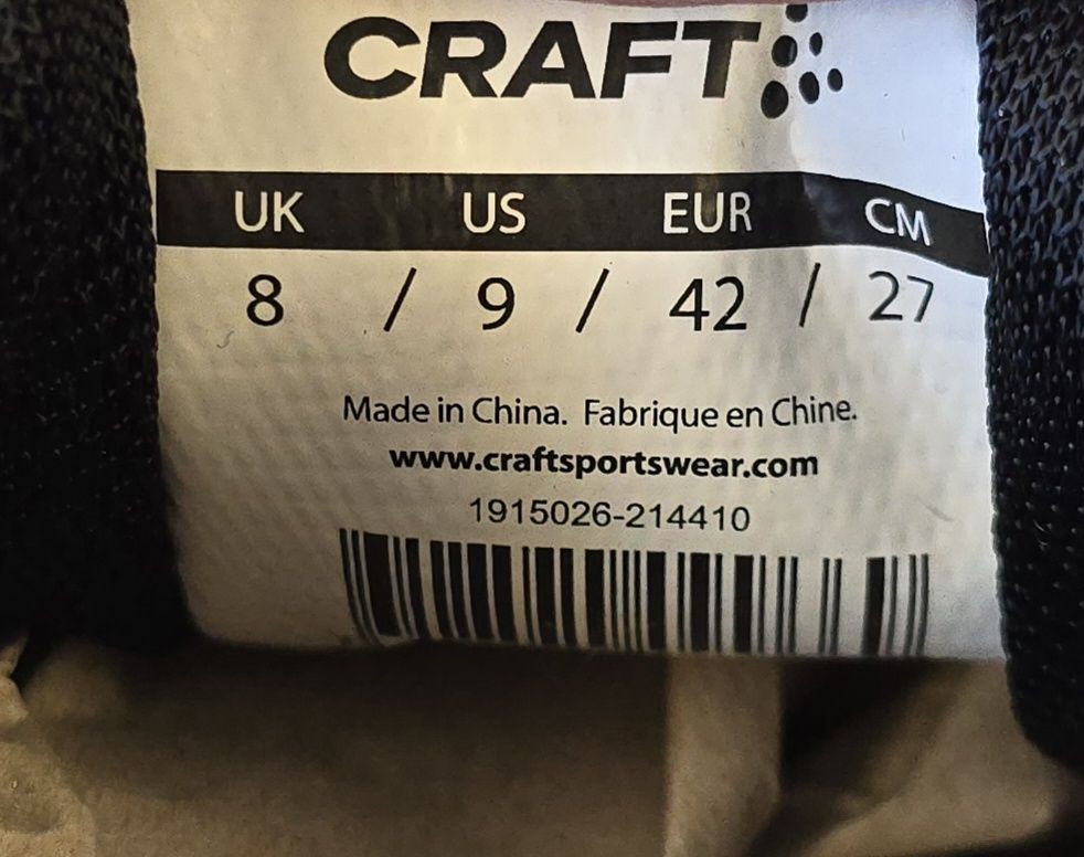 Scarpe da uomo: Chaussures neuves, running Craft, taille 42 – Nuovo e nell'imballaggio originale da Sugiez venduto da factorysportoutlet 5