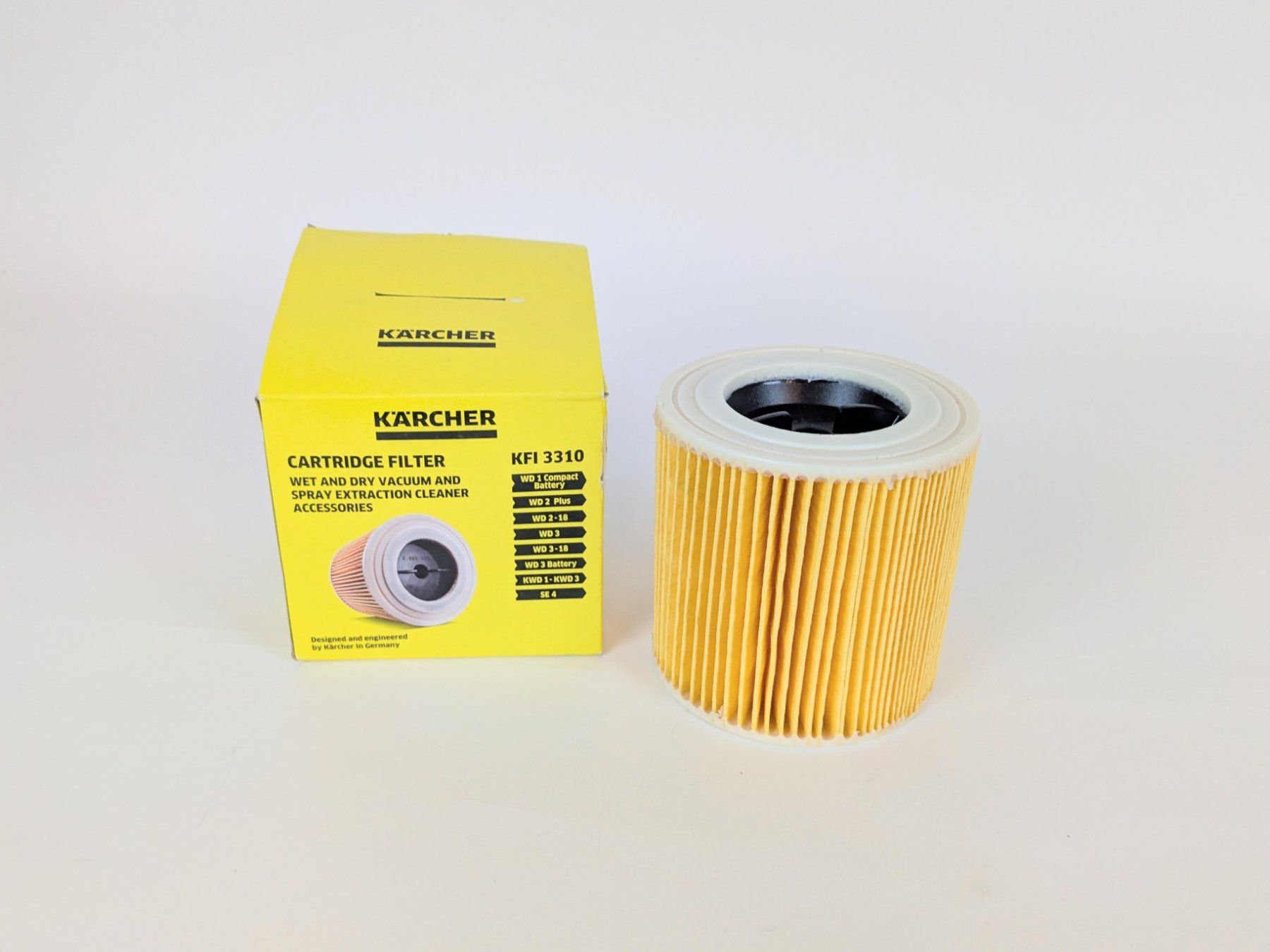 Kärcher Altro per la casa: KÄRCHER Cartridge Filter KFI 3310 – Nuovo (secondo la descrizione) da Thun venduto da Restwert_Thun 1