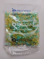 Preciosa Rocailles Glasperle Perles Doppelloch Twin türkis
