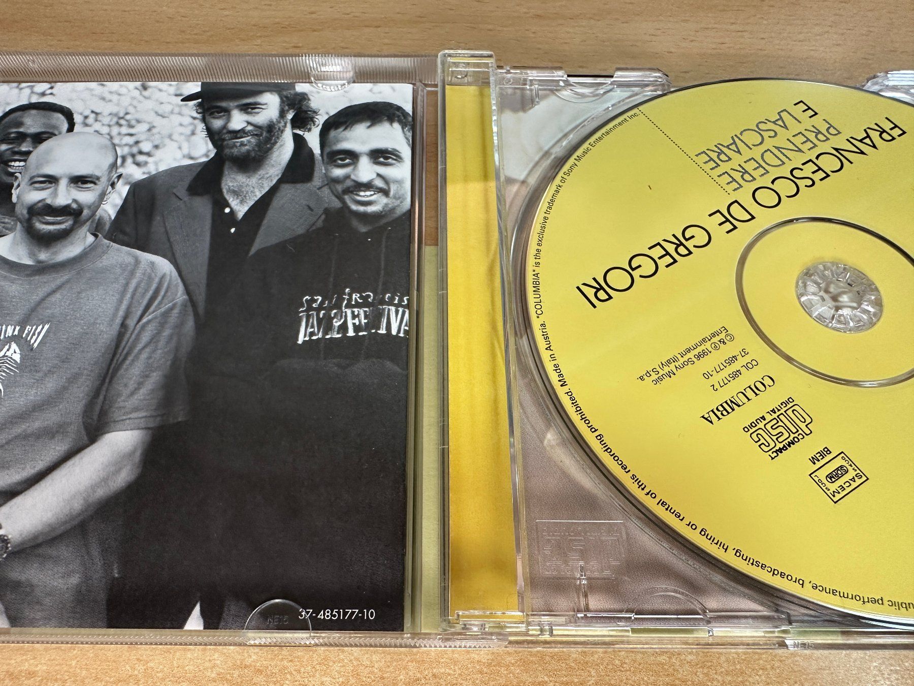 CD: X2 Francesco De Gregori – Prendere E Lasciare – Usato da Rikon im Tösstal venduto da Alpenmutz 2