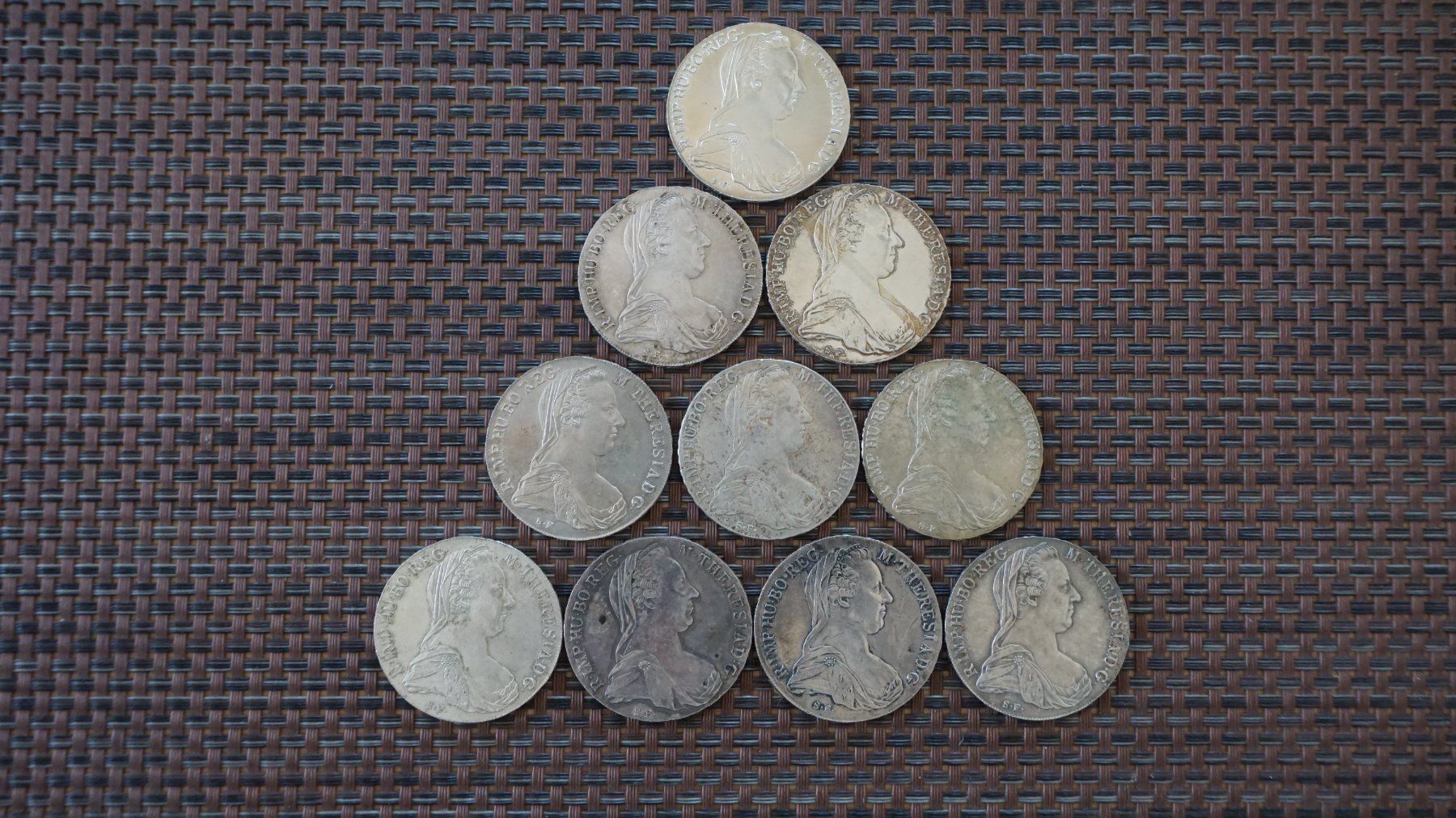 Alle Münzen: 10 x Maria Theresia Taler – Gebraucht aus Biembach von Molly027