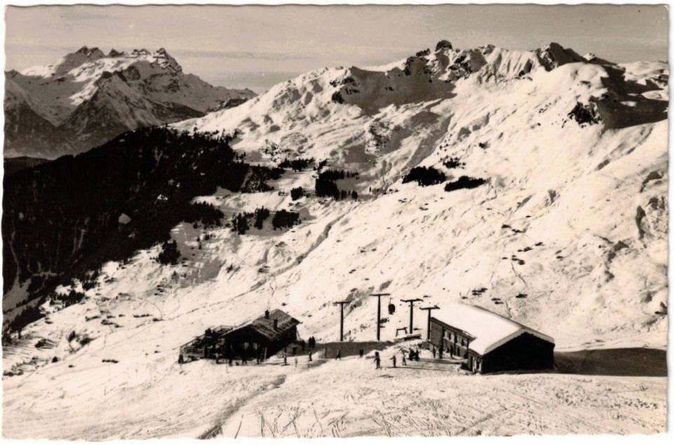 Ansichtskarten: Verbier - Sessellift Ruinettes – Gebraucht aus Binningen von Mountainrider