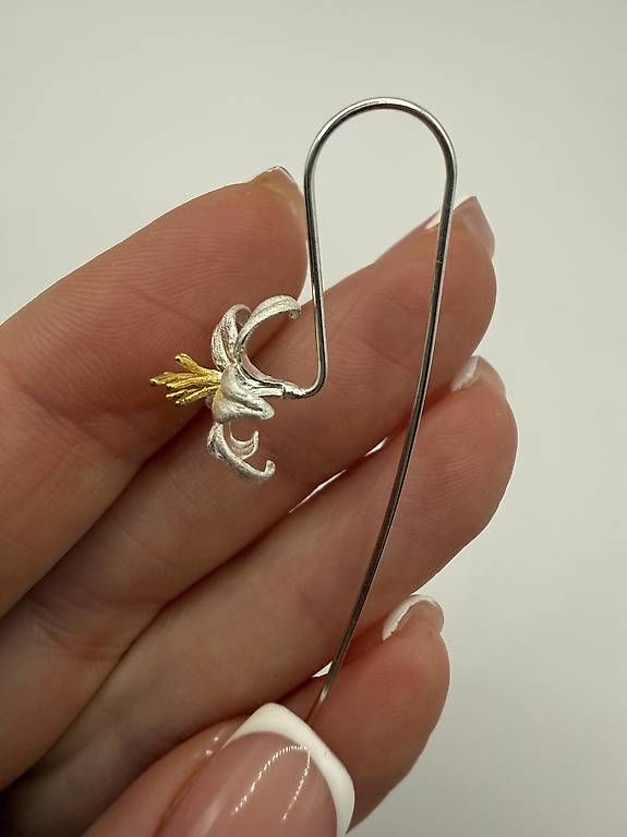 Boucles d'oreille: Silberne Lilien Ohrringe 925 – D'occasion à Thalwil par han_2b8c 5