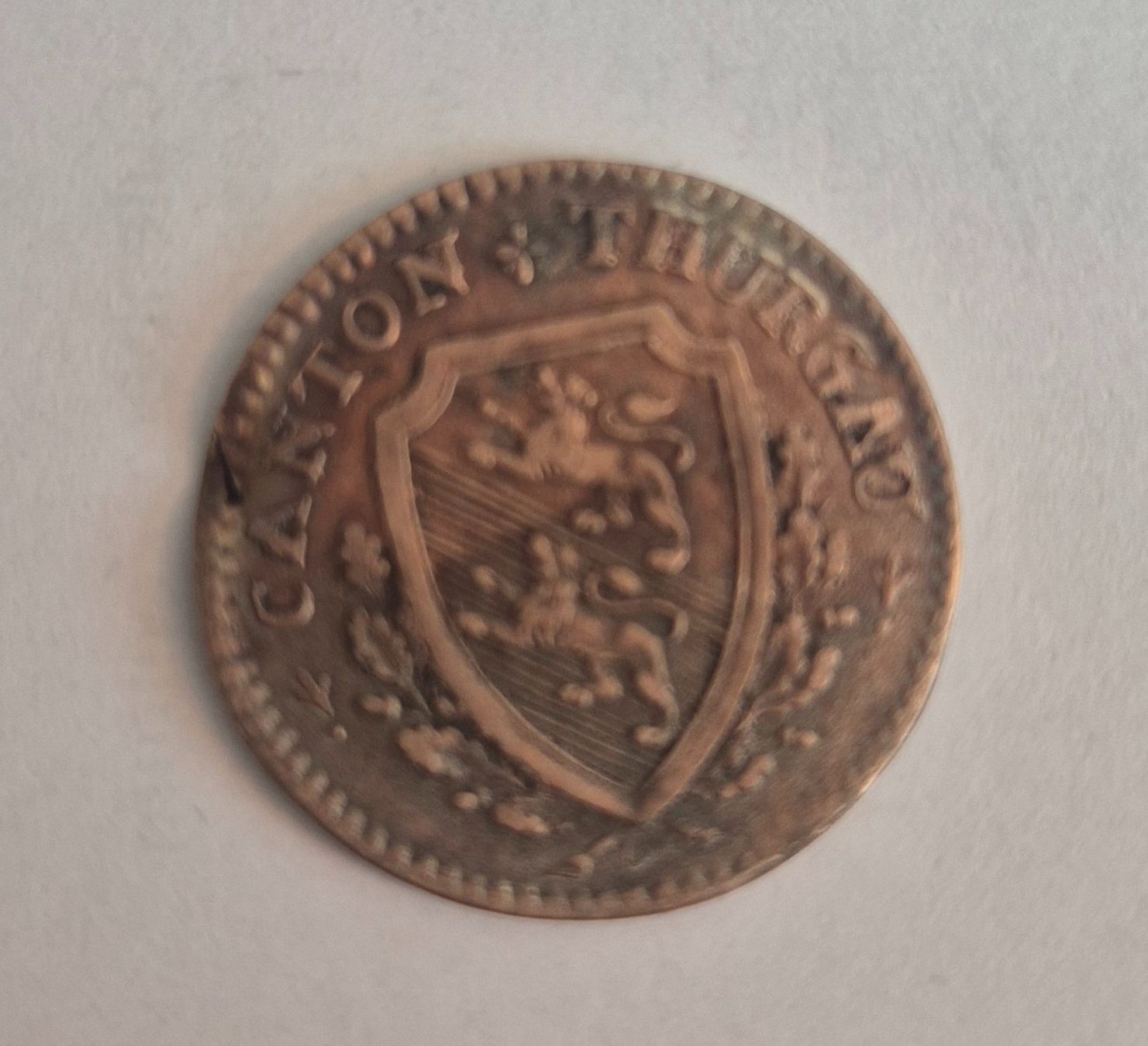 Alle Münzen: 1/2 Batzen Thurgau - 1808 – Gebraucht aus speicher von Emosan 1